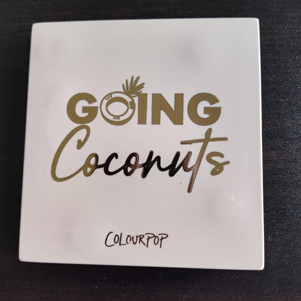 Going Coconuts eyeshadow palette ColourPop USA beach travel compact